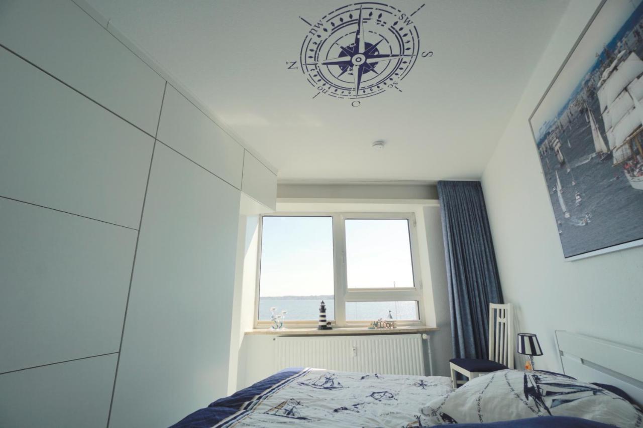 Ferienwohnung Schleiloge Mit Panoramablick Auf Die Schlei Schleswig Kültér fotó