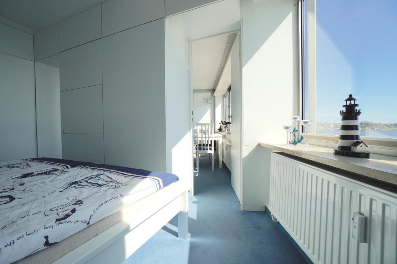 Ferienwohnung Schleiloge Mit Panoramablick Auf Die Schlei Schleswig Kültér fotó