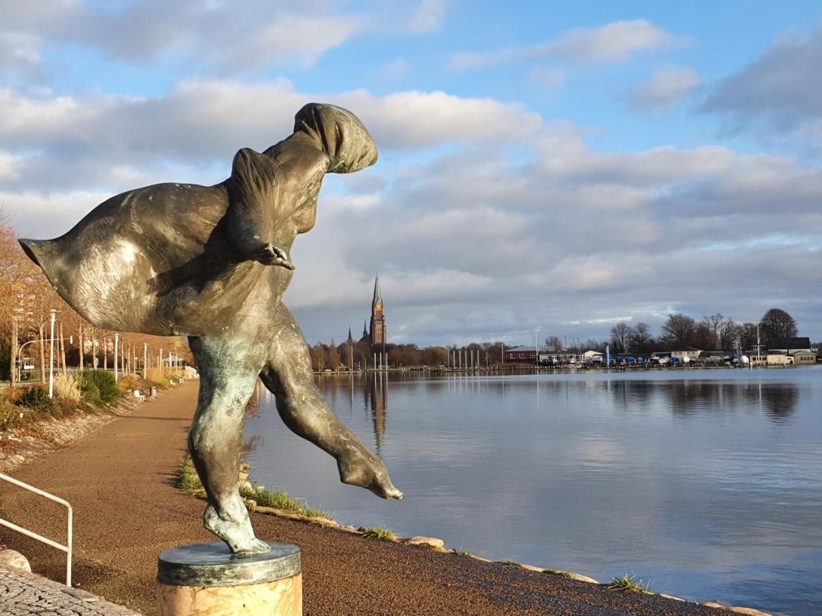 Ferienwohnung Schleiloge Mit Panoramablick Auf Die Schlei Schleswig Kültér fotó