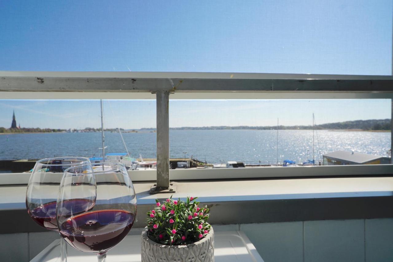 Ferienwohnung Schleiloge Mit Panoramablick Auf Die Schlei Schleswig Kültér fotó